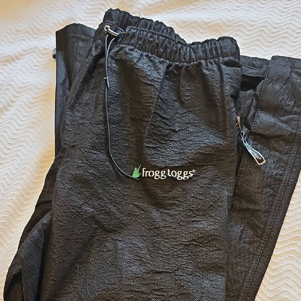 Frogg Toggs Black Rain Pants